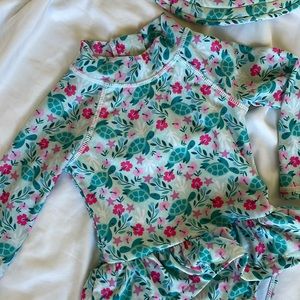 Baby Bathing Suit + Hat